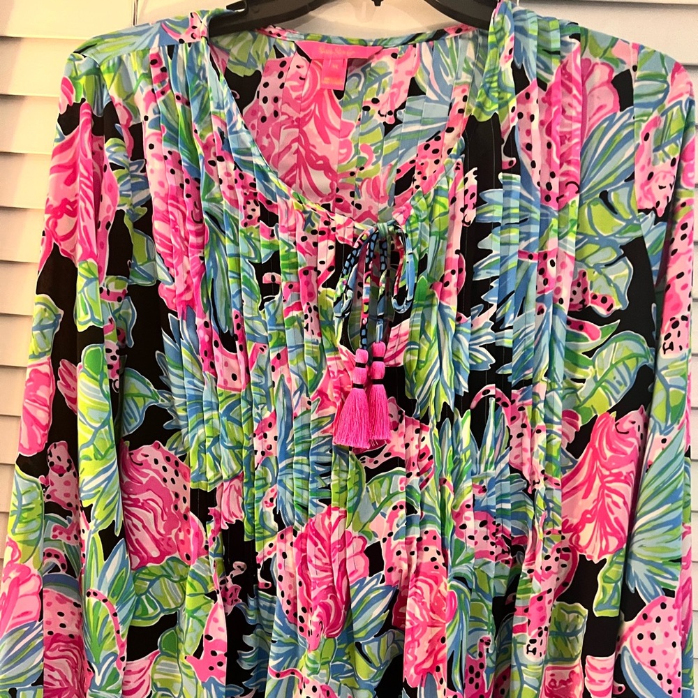 Lilly Pulitzer Marilina Long Sleeve Tunic XL